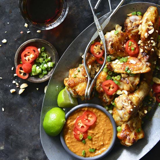 Chili-Garlic Glazed Wings