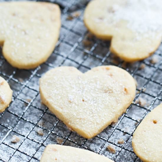 Almond Toffee Shortbreads