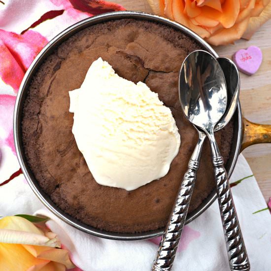 Easy Skillet Brownie