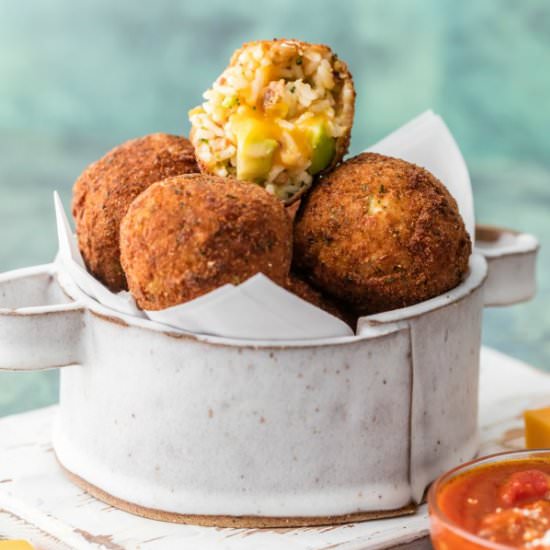 Bacon Broccoli Cheese Arancini