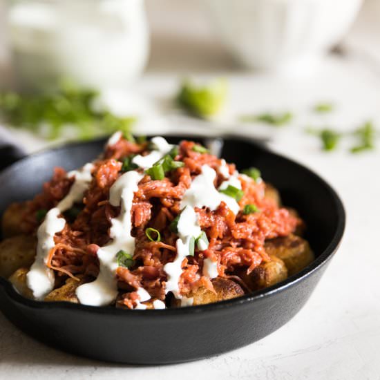 Pulled Pork Yuca Tots (Casava!)