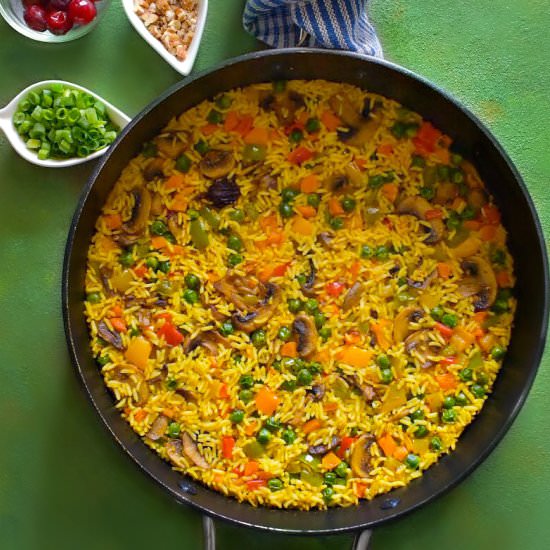 Easy One Pot Mushroom Pilaf