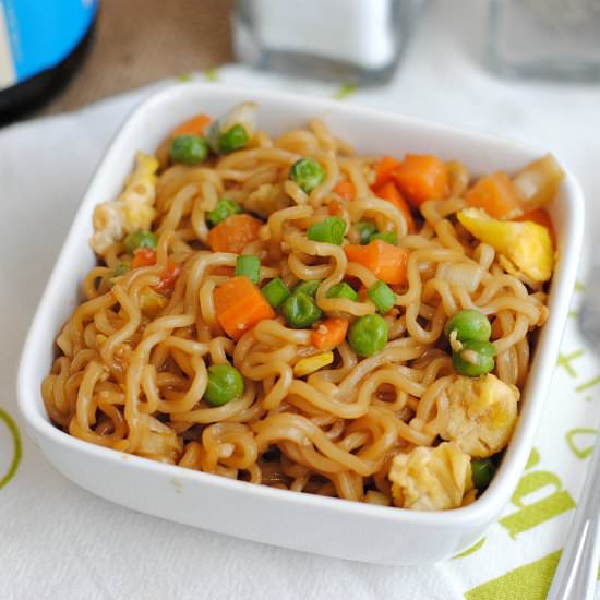 Easy Ramen Vegetable Stir Fry