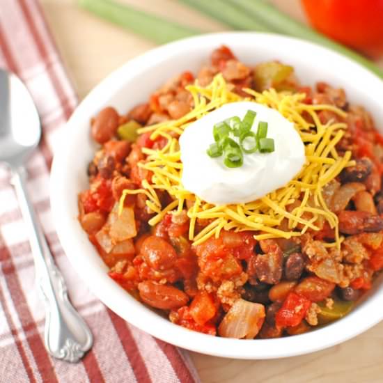Three-Bean Chili