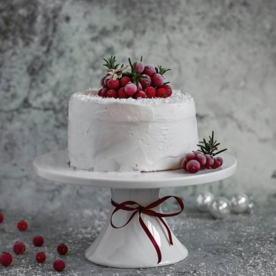 White Choco & Coconut Cheesecake