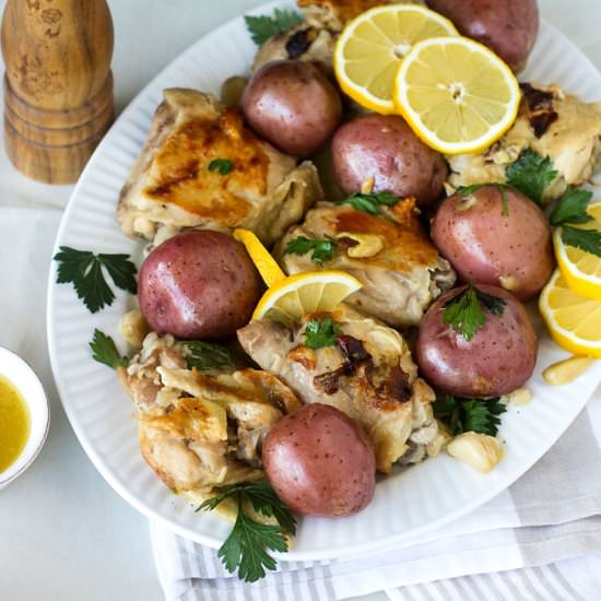 Instant Pot Garlic Lemon Chicken