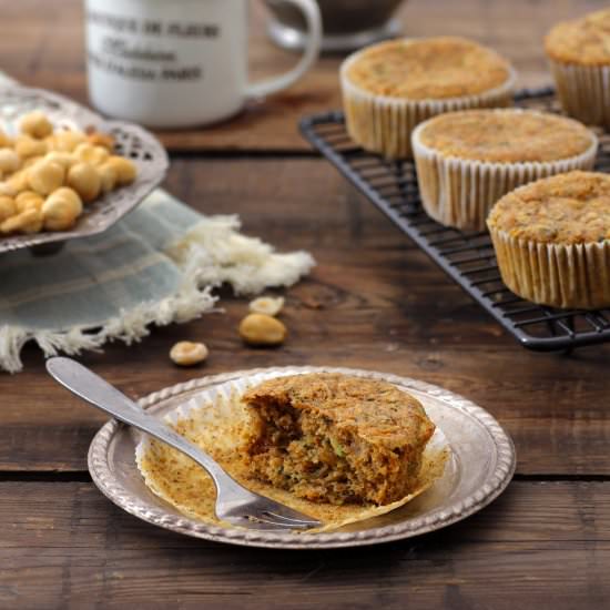 Carrot Muffins with Zucchini