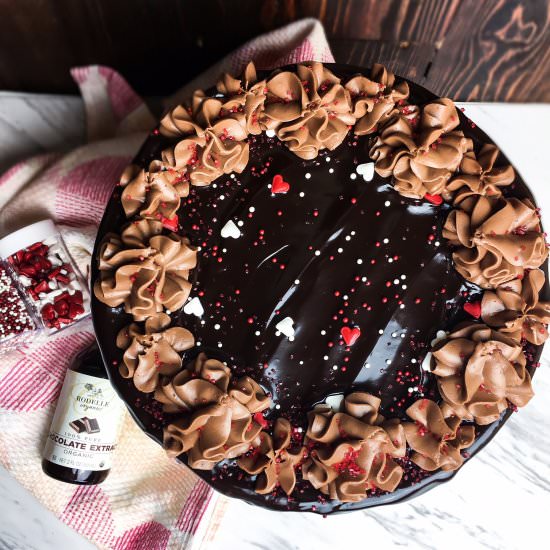 Chocolate Raspberry Cheesecake