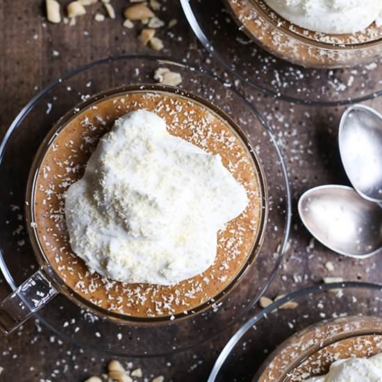 Peanut Butter Blond Chocolate Mousse