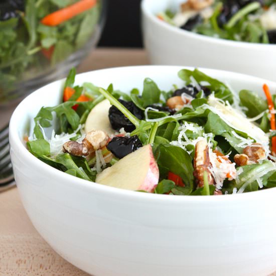 Fall Arugula and Apple Salad