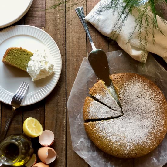 Basil Olive Oil Cake