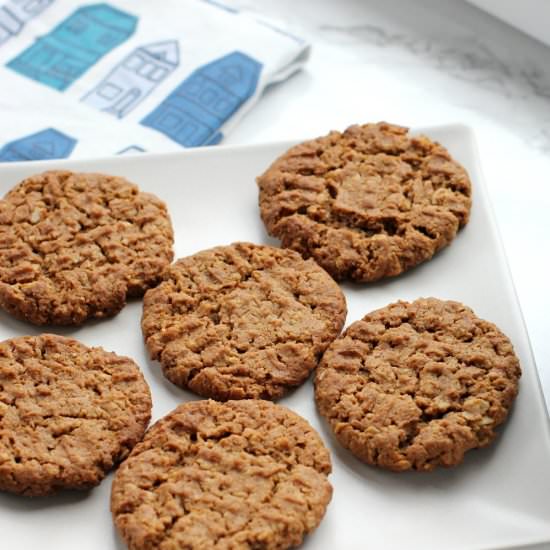 Healthier Peanut Butter Cookies