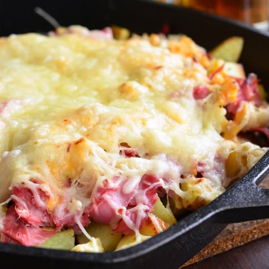 Reuben Loaded Roasted Potatoes