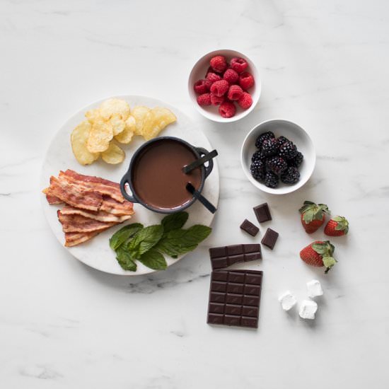 Chocolate Fondue for Two