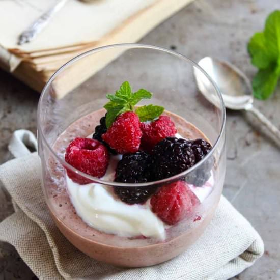 Healthy Chocolate Protein Mousse