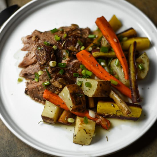 Braised Slow-Cooker Pork Roast
