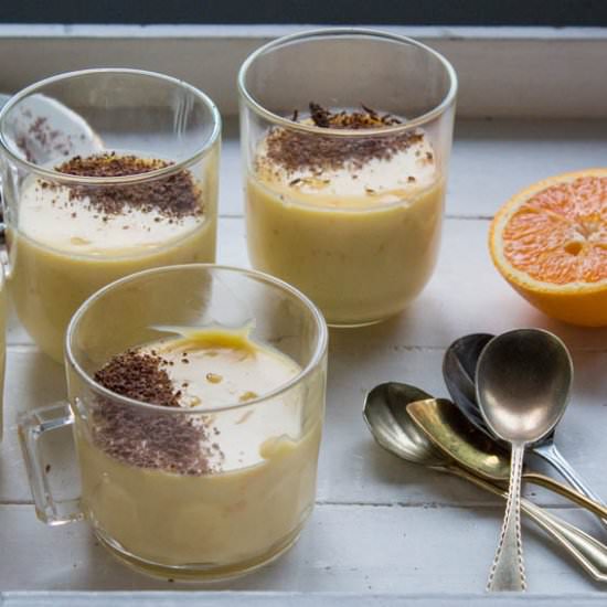 Blood Orange Posset