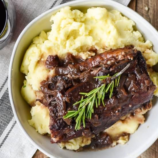 Red Wine Braised Short Ribs