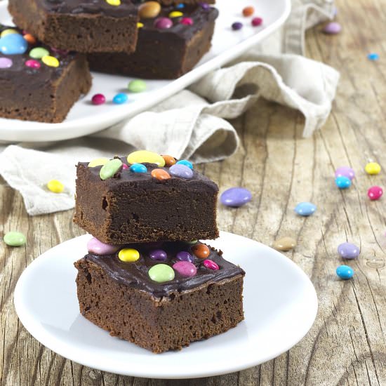 Brownies with Smarties