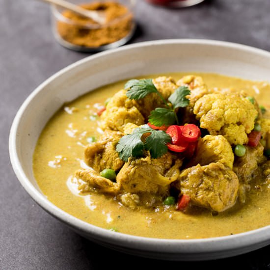 Indian Coconut Chicken Curry