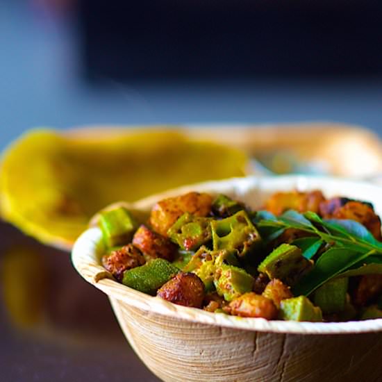 Kadai Bhinidi | Okra |Kadai Masala