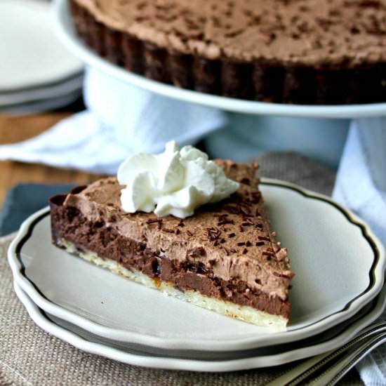 Chocolate Tart with Shortbread