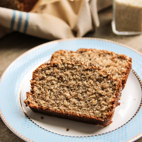 Seeded Whole Wheat Banana Bread