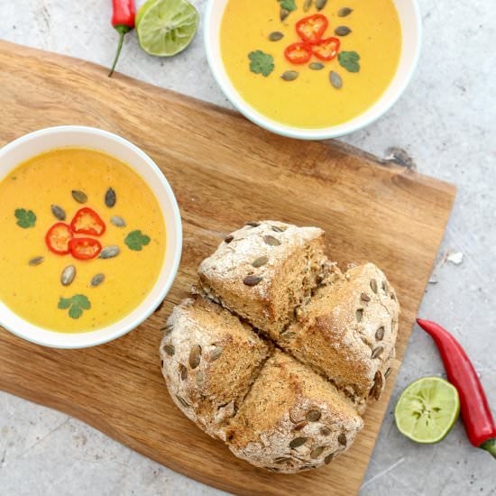 Butternut Squash & Coconut Milk Soup