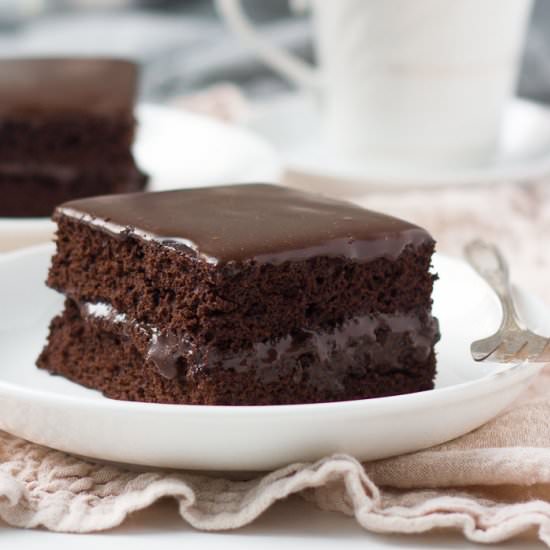 Fudgy Chocolate Sheet Cake