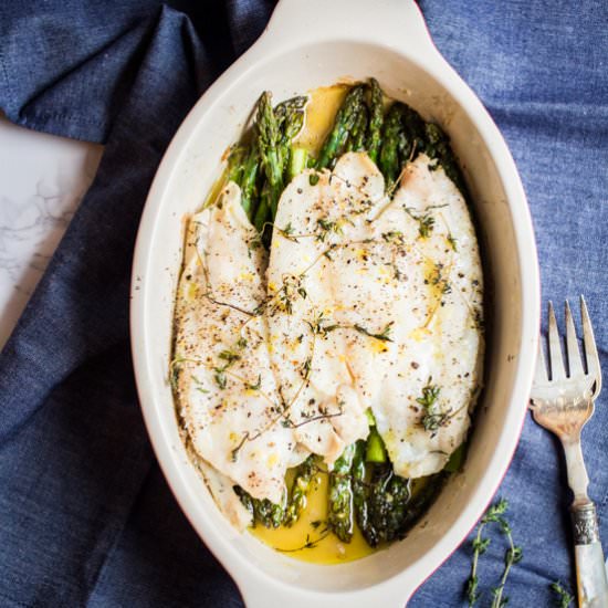 Lemon Thyme Roasted Sole