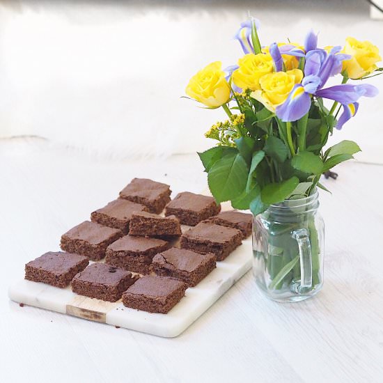 Healthy Almond Butter Brownies