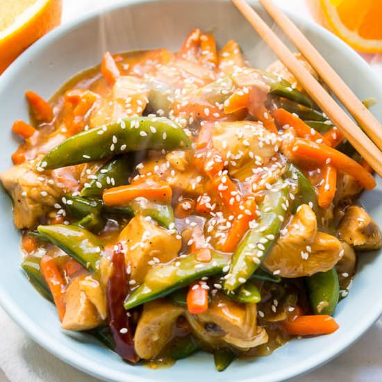 Pressure Cooker Orange Chicken