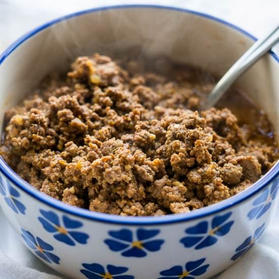 Pressure Cooker Ground Beef