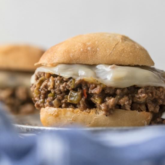 Philly Cheesesteak Sloppy Joes