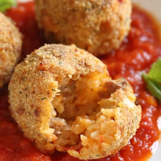 Cauliflower Rice (Arancini) Balls