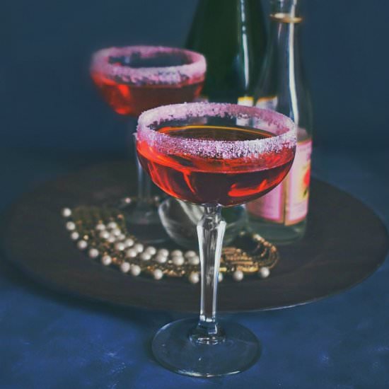 Rosewater Pomegranate Cocktail