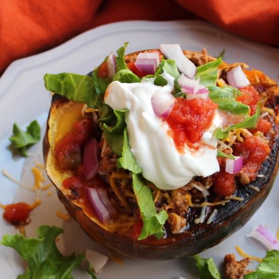 Taco Stuffed Acorn Squash
