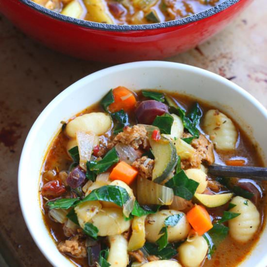 Vegetable Gnocchi Soup