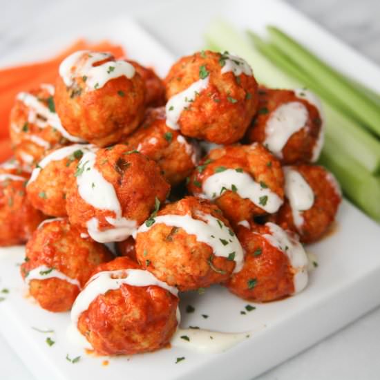 Buffalo Chicken Meatballs