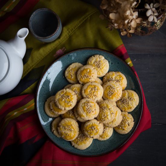 Salted Egg Yolk Cookies