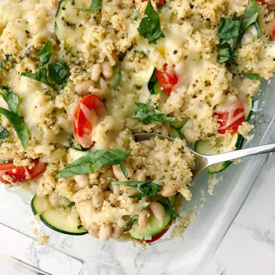 Caprese Quinoa Bake