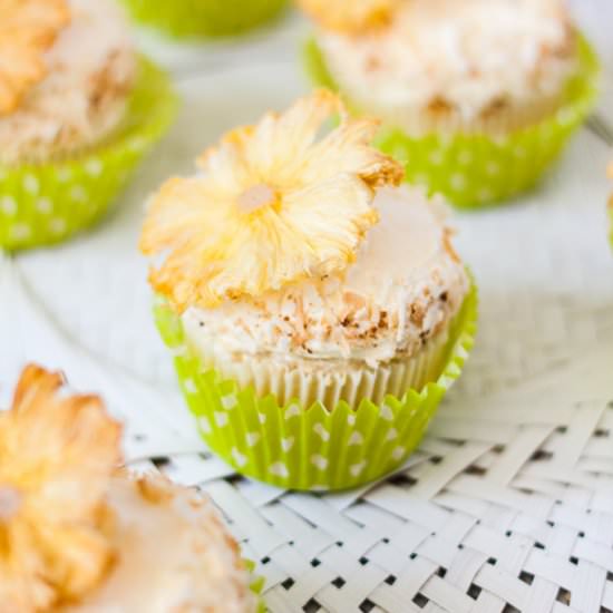 Pineapple Coconut Cupcakes