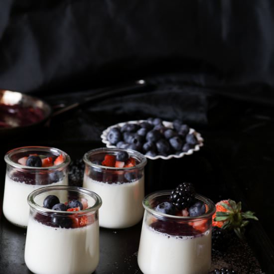 Vanilla Yogurt With Berry Compote