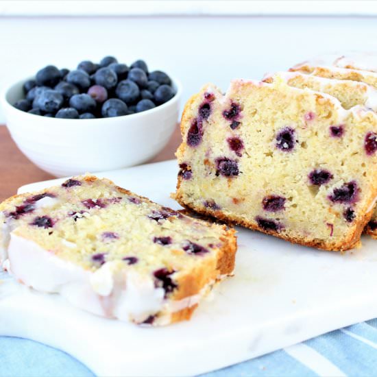 Gluten Free Lemon Blueberry Cake