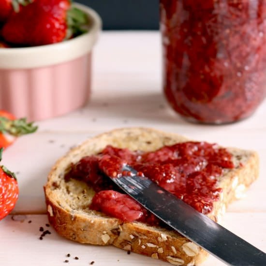 3 Ingredient Strawberry Chia Jam