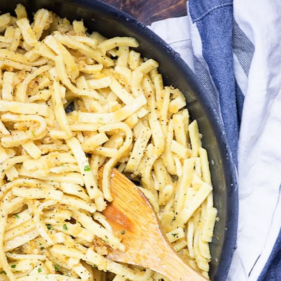 FRIED GARLIC BUTTER NOODLES