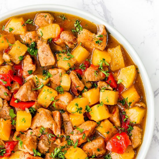 Instant Pot Hawaiian Pineapple Pork