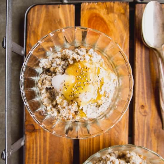 Chia Coconut Oil Steel Cut Oats