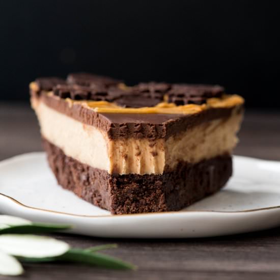 Peanut Butter Pie w/ a Brownie Crust