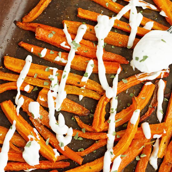 Baked Carrot Fries